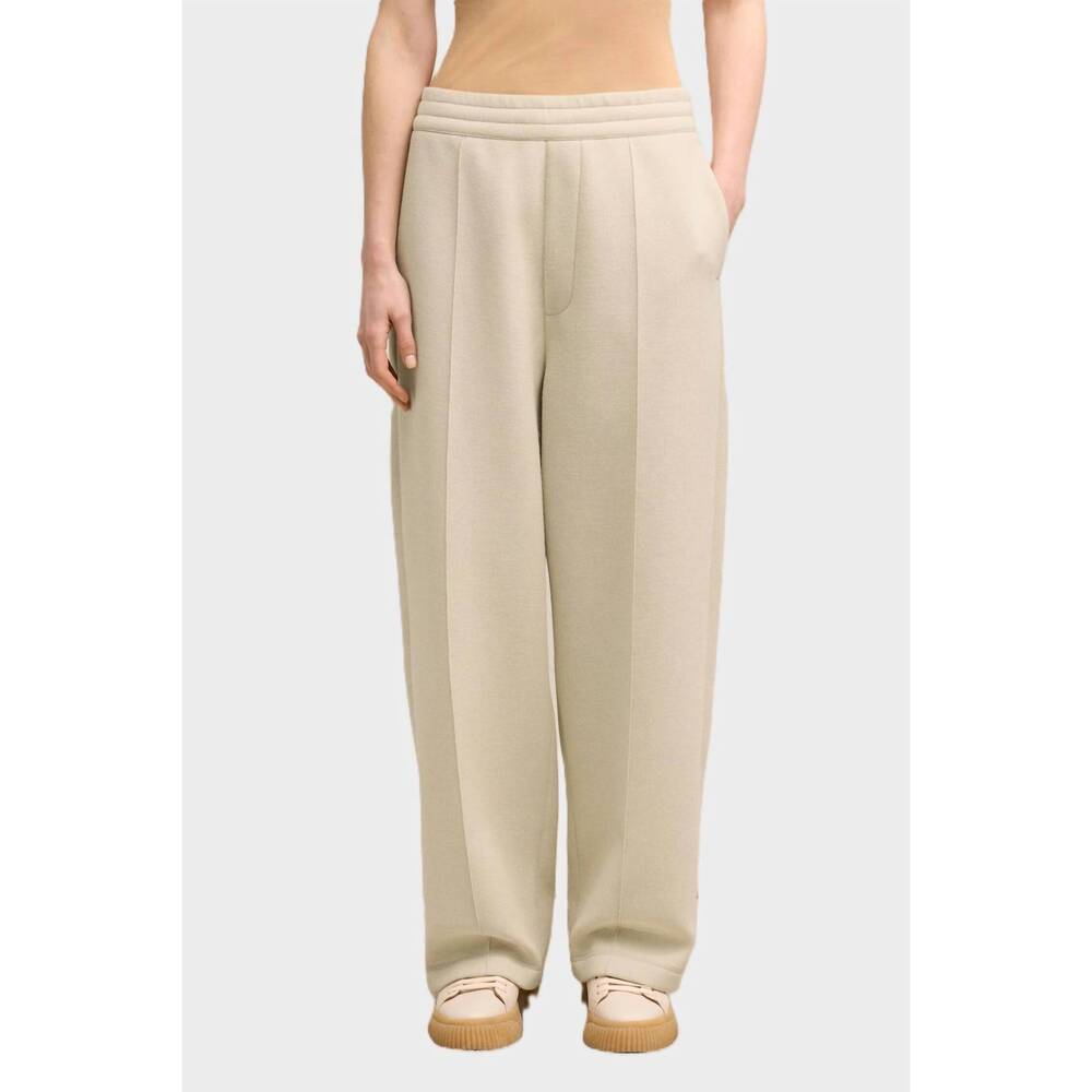 NEW AMI PARIS pleated drawstring trouser pants in sand